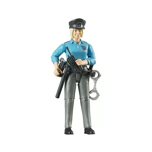 Polizistin mit Zubehör