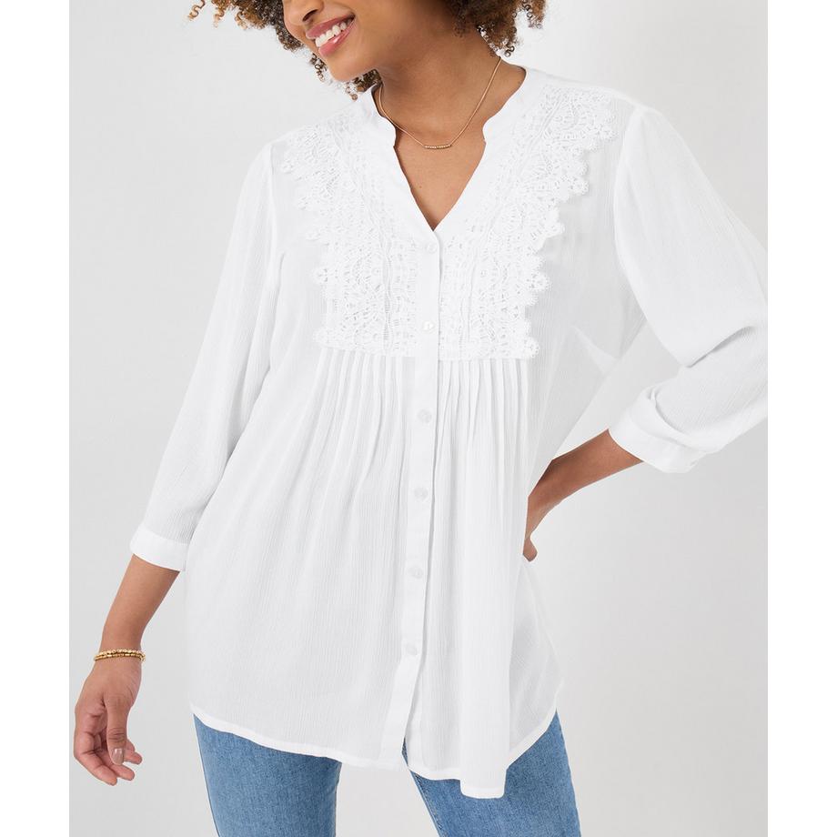 Joe Browns Camicetta Longline con Dettaglio in Pizzo  