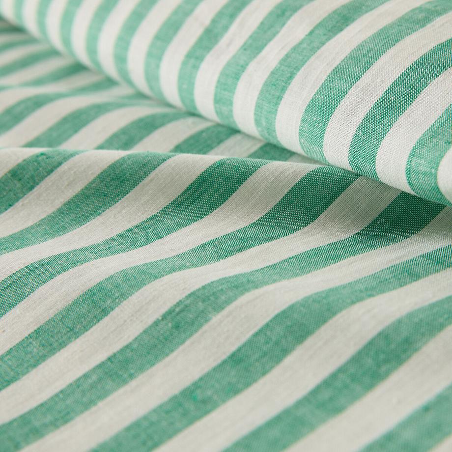 La Redoute Intérieurs Soizic Copripiumino a Righe Verde  