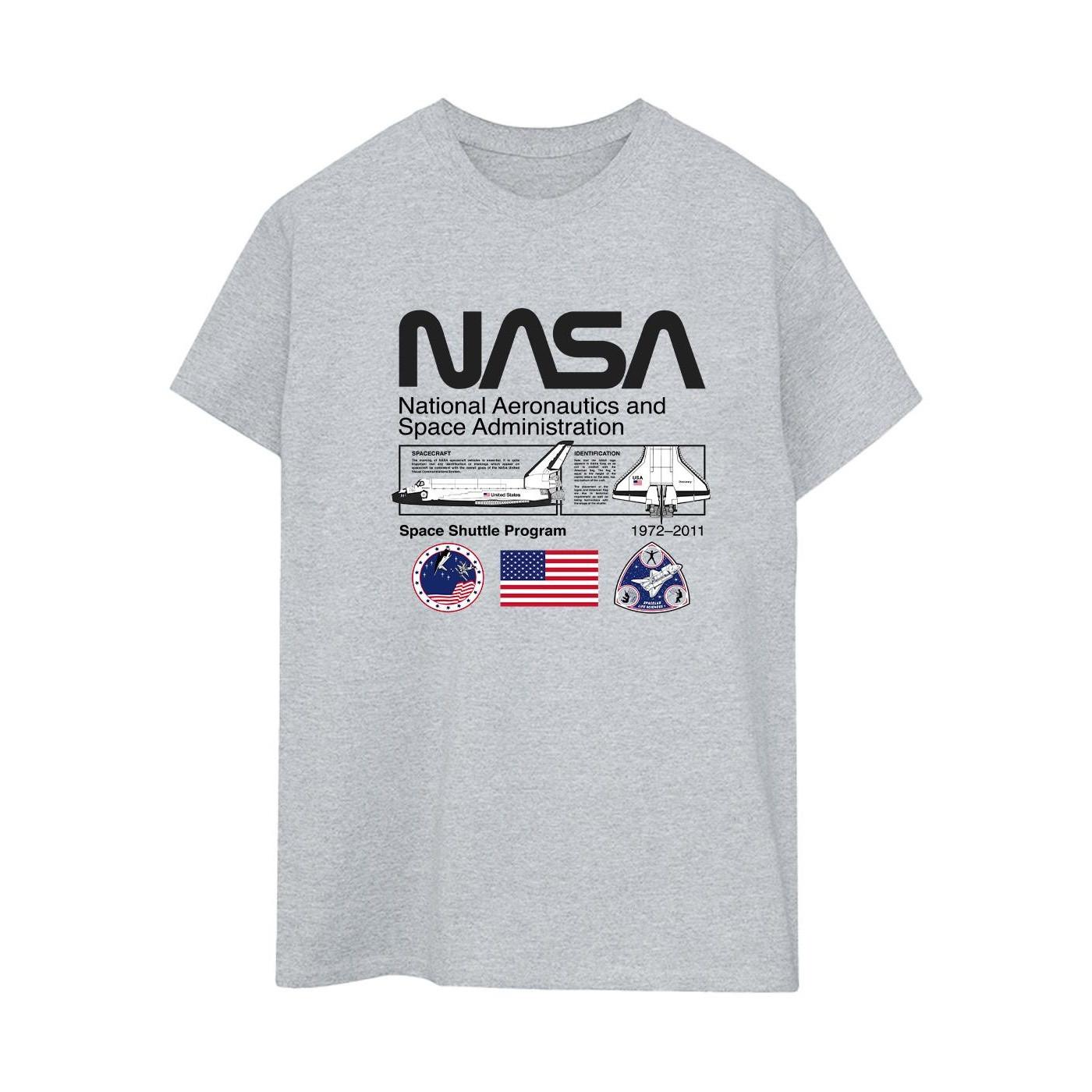 Image of Space Admin Tshirt Damen Grau S