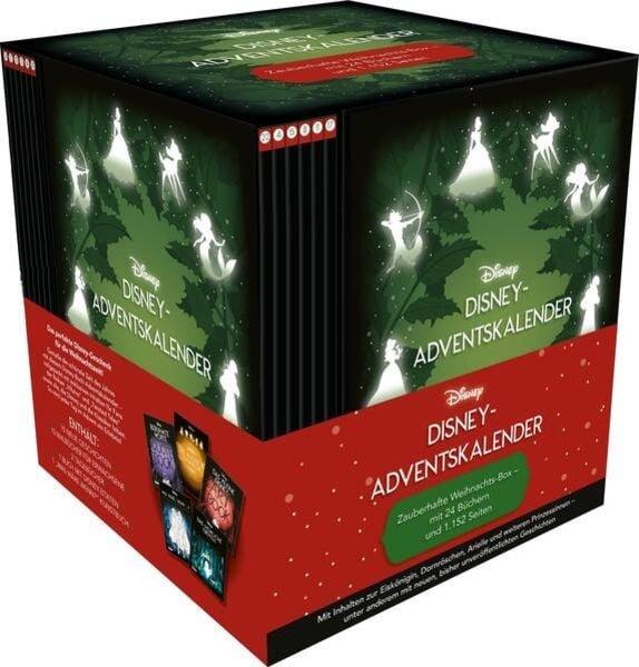 Carlsen Disney Adventskalender 2023 - zauberhafte Weihnachts-Box mit 24 Büchern und 1.152 Seiten  
