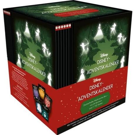 Carlsen Disney Adventskalender 2023 - zauberhafte Weihnachts-Box mit 24 Büchern und 1.152 Seiten  