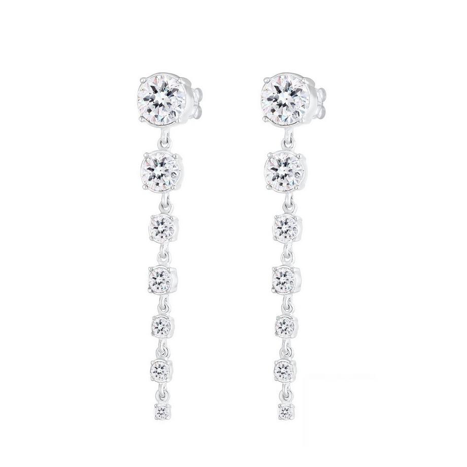 Elli  Boucles d'Oreilles Femmes Pendentif D'oreilles Glamoureux Avec Cristaux 
