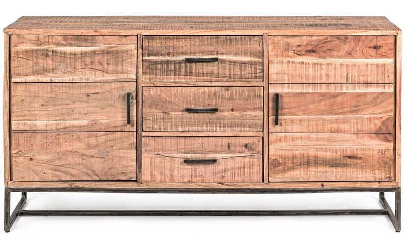 mutoni Credenza Elmer S 2 ante 3 cassetti  