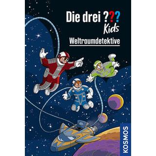 Die drei ??? Kids, Weltraumdetektive Pfeiffer, Boris; Blanck, Ulf; Wegner, Stefanie (Illustrationen); Schmidt, Kim (Illustrationen) Copertina rigida 