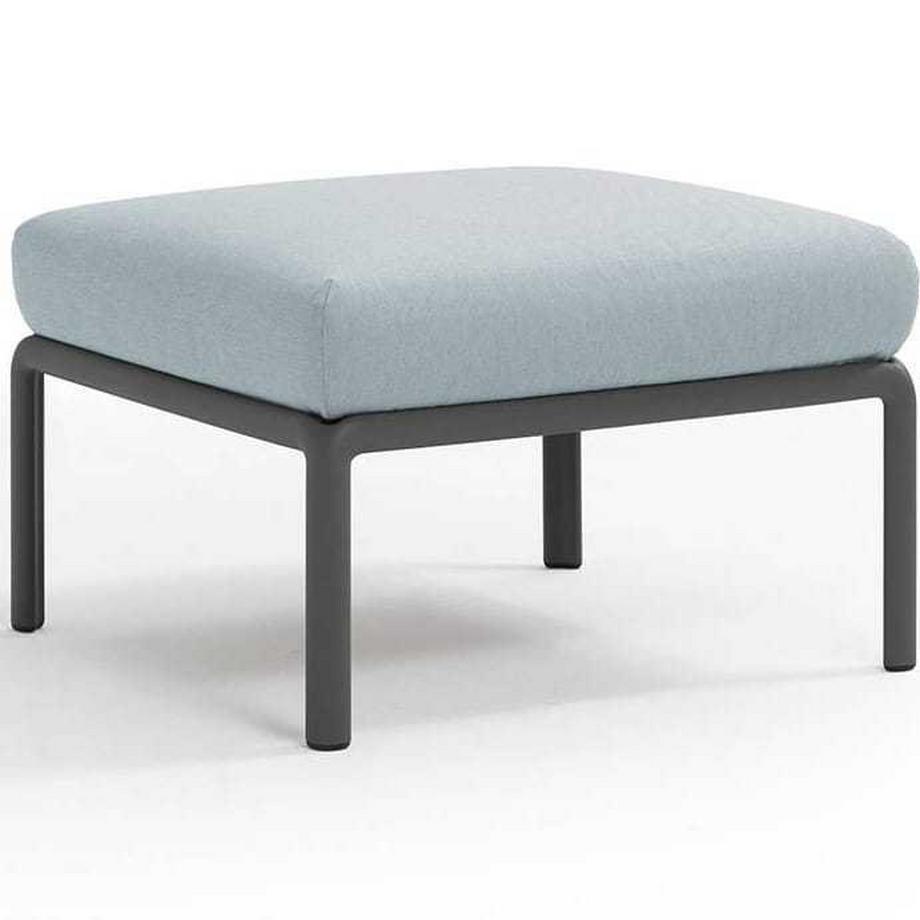 Tabouret de jardin Komodo anthracite bleu clair 72