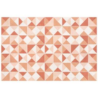 Vente-unique  Tappeto geometrico 120 x 180 cm in Vinile Arancione - MYRALA 