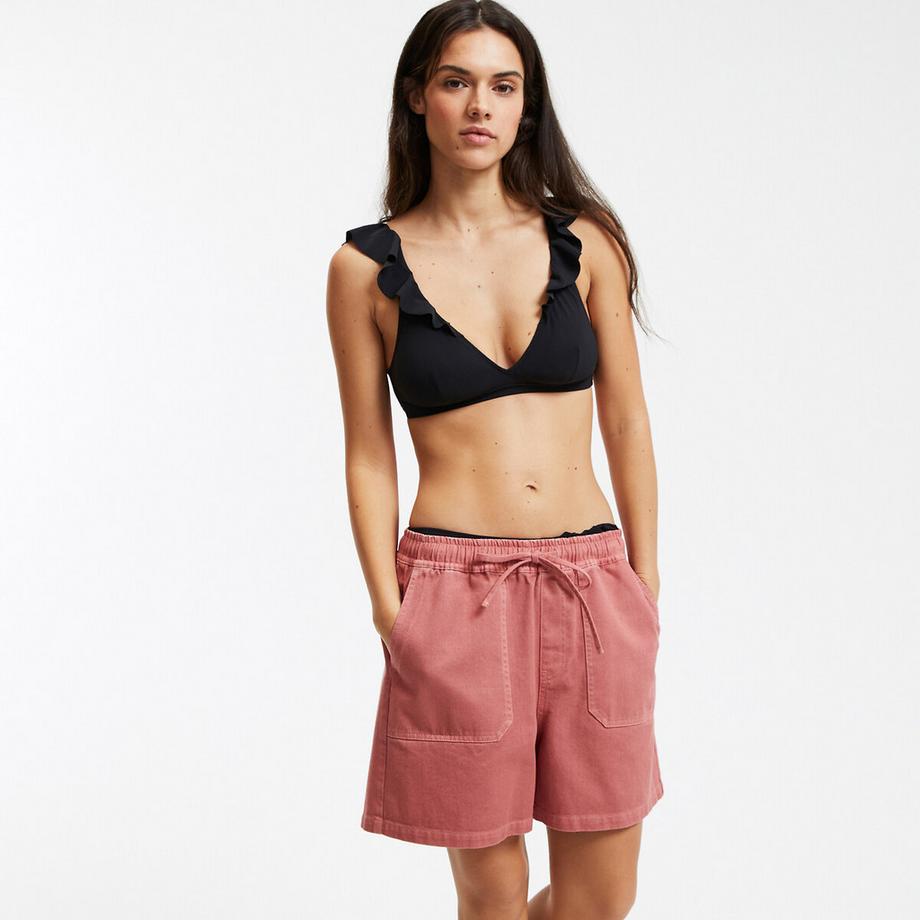 La Redoute Collections Triangel Bikini Top mit Volants  