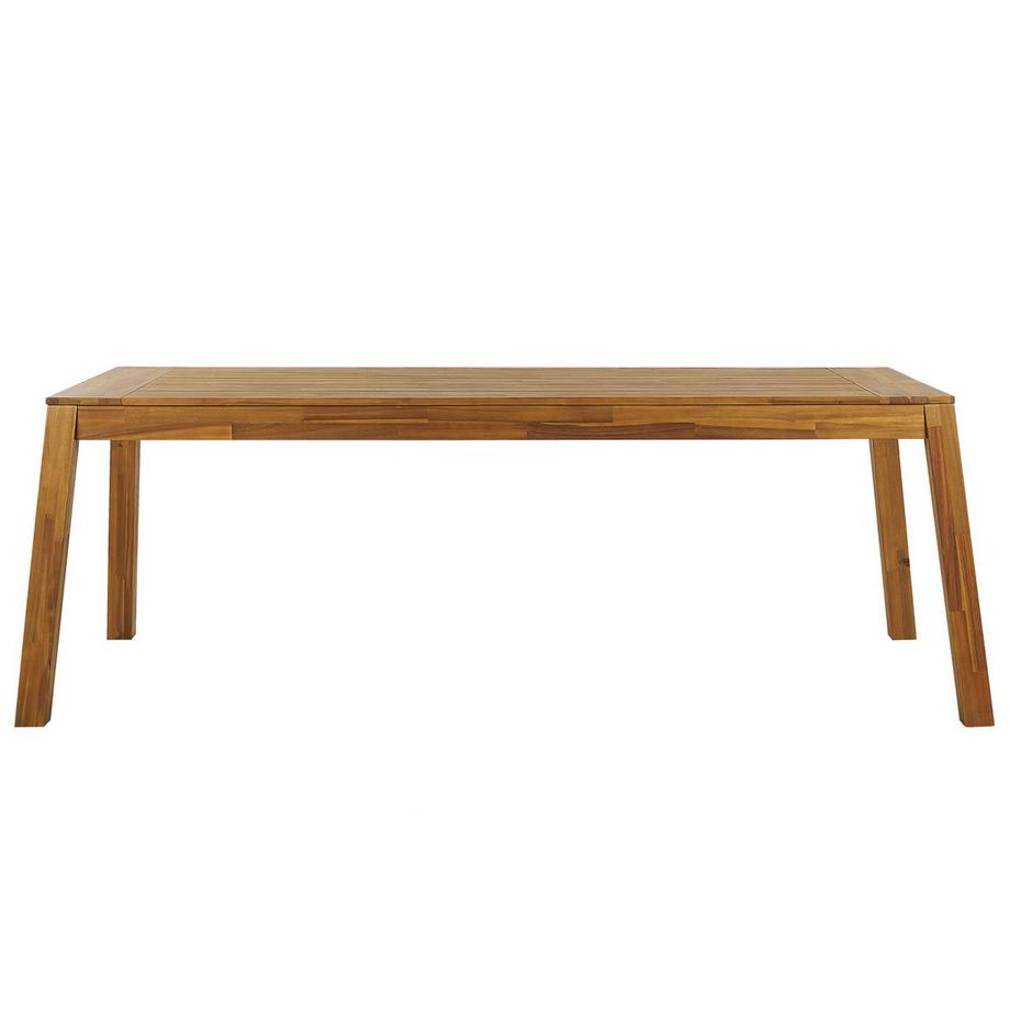 Beliani Tisch mit Bank aus Akazienholz  LIVORNO  