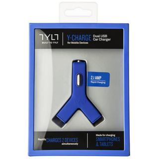 TYLT  Y-Charge 2.1 Smartphone, Tablet Blu Accendisigari Auto 