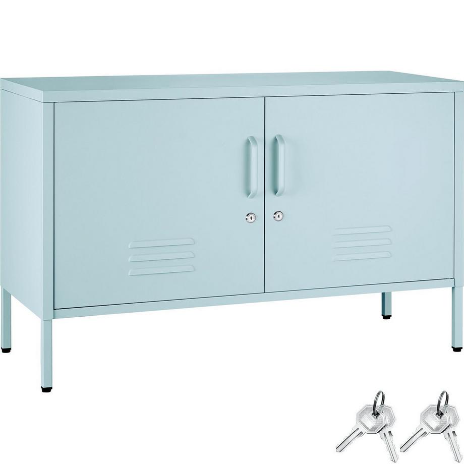 Sideboard Baker 2 Türen mit Magnetverschluss, einzeln abschließbar verstellbarer Zwischenboden