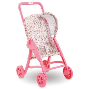 Mon Petit Poupon Puppenwagen Floral Babypuppe 30 cm