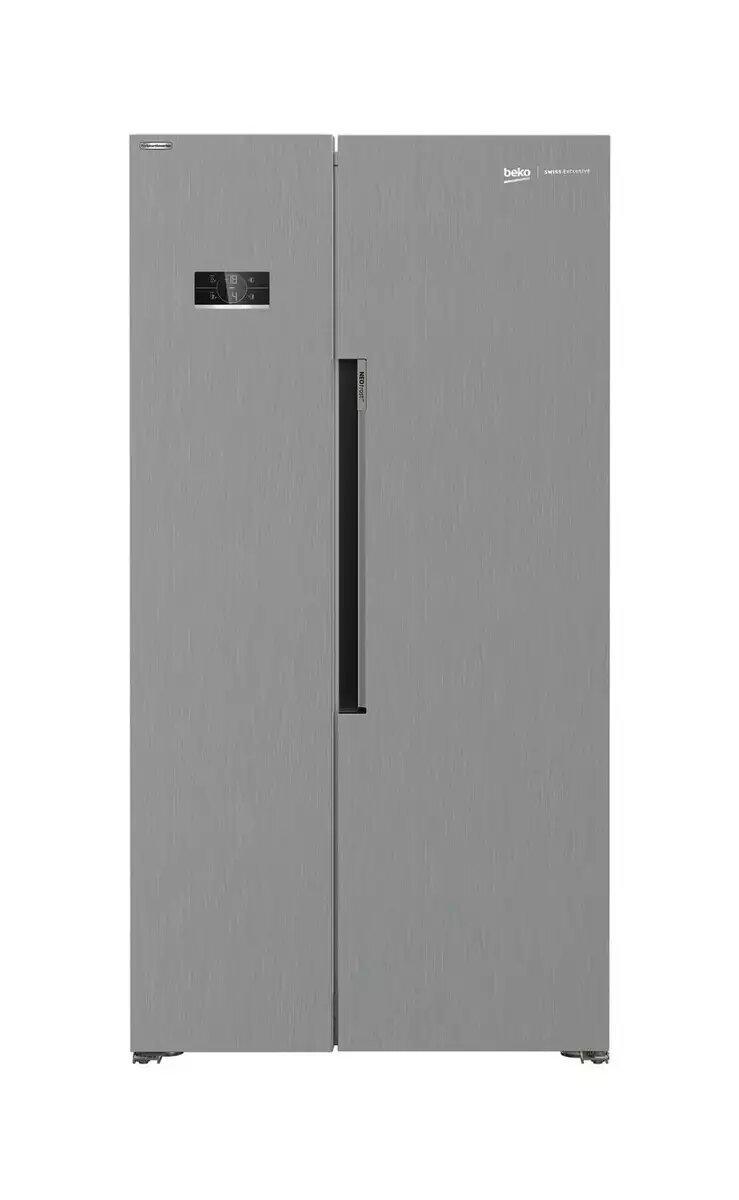 Beko Beko GN163140PTCHN frigorifero side-by-side Libera installazione 580 L E Acciaio inossidabile  