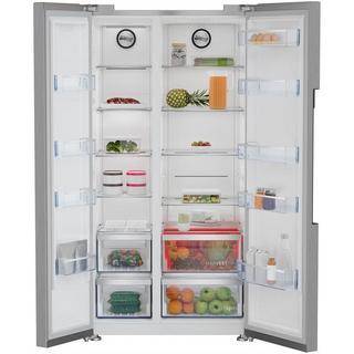 Beko Beko GN163140PTCHN frigorifero side-by-side Libera installazione 580 L E Acciaio inossidabile  