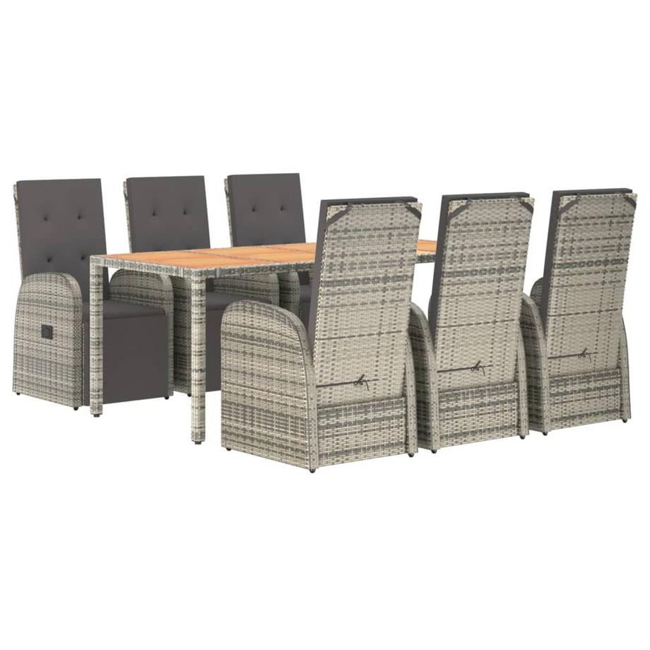 VidaXL set da pranzo da giardino Polirattan  