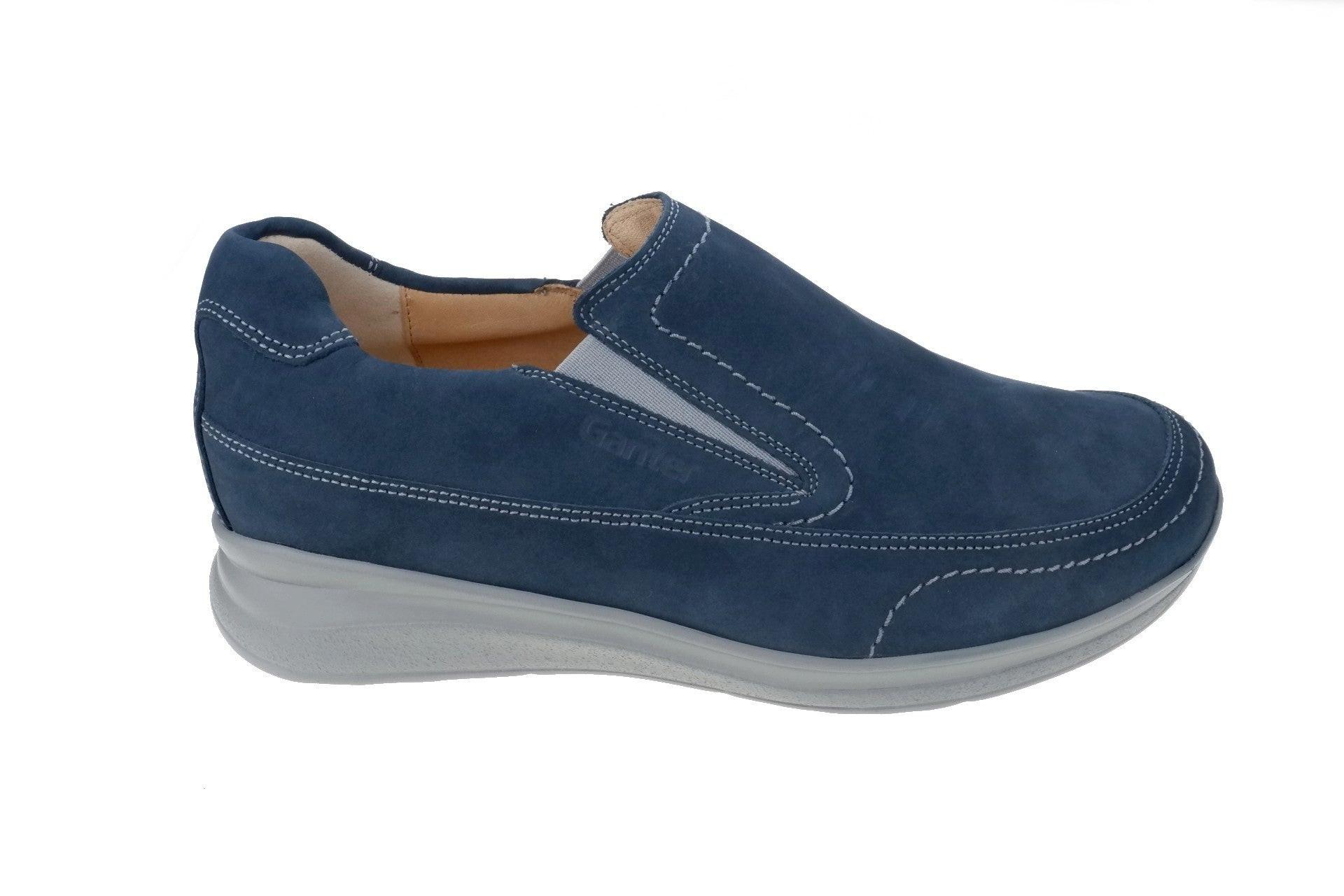 Image of Harald - Nubuk Loafer Herren Blau 40.5