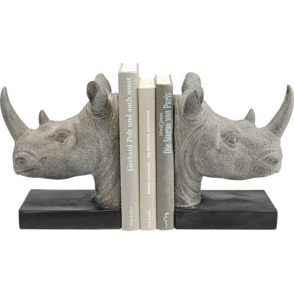 KARE Design Buchstütze Rhino (2er-Set)  