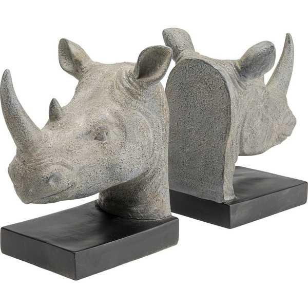 KARE Design Buchstütze Rhino (2er-Set)  