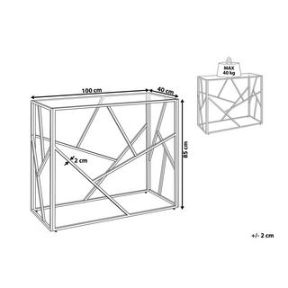 Beliani Konsolentisch aus Glas Glamourös ORLAND  