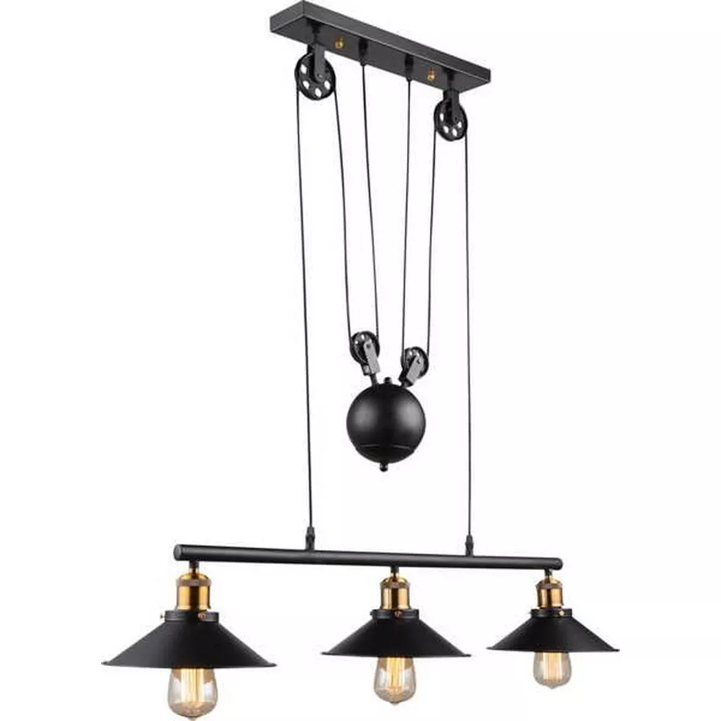 mutoni – Hängeleuchte Lenius, One Size, Schwarz