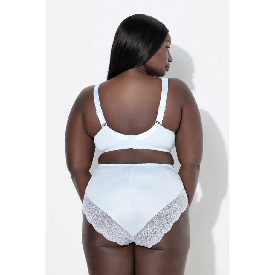 Ulla Popken Minimizer-BH Satin Spitze Ohne Bügel Cup C-F  