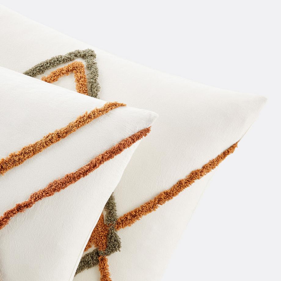 La Redoute Intérieurs Cotama Havane Taie d'oreiller  