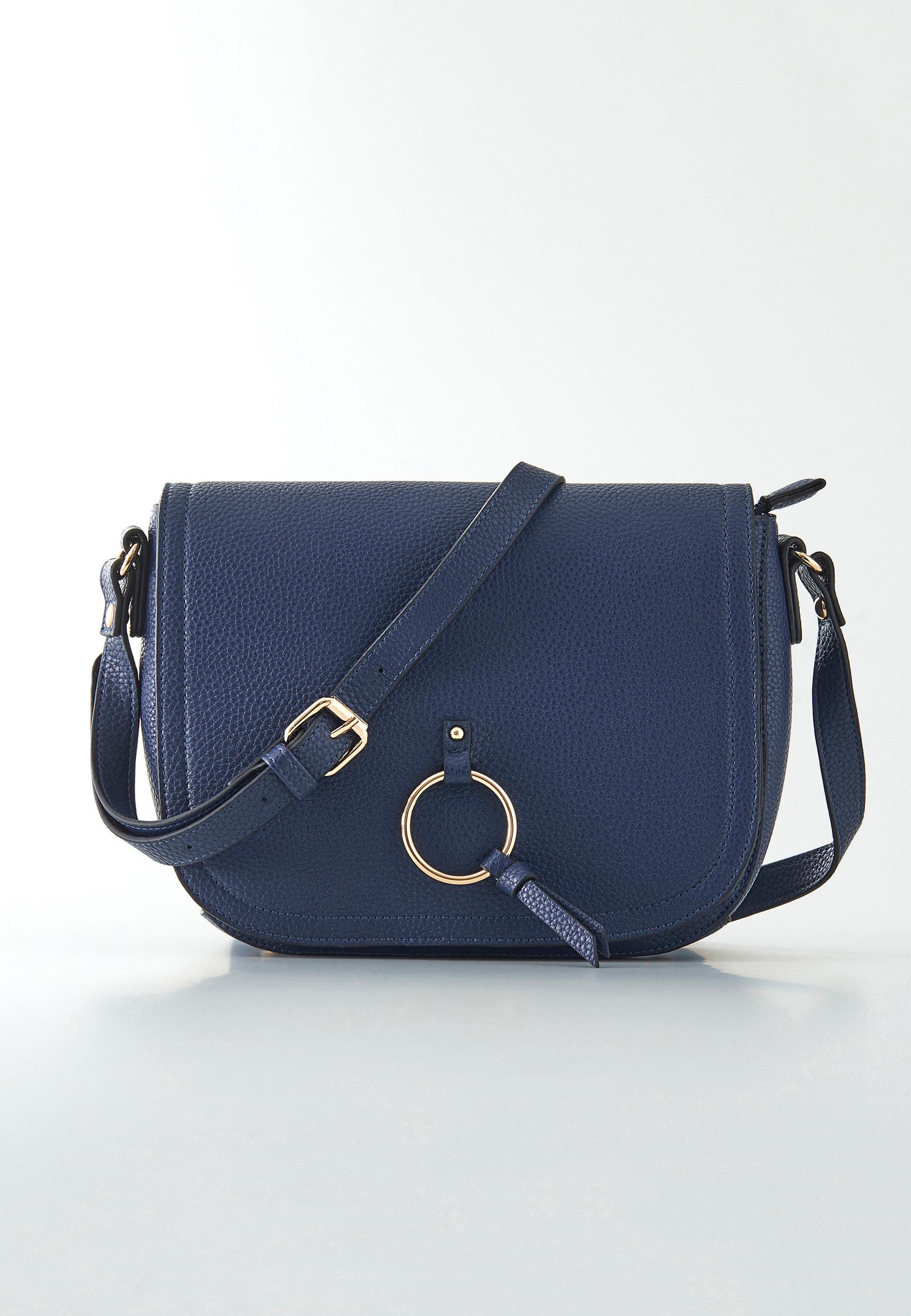 Image of Umhängetasche Mit Klappe Damen Blau ONE SIZE