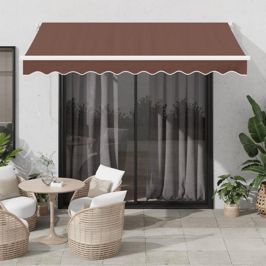 VidaXL tenda da sole retrattile Alluminio  