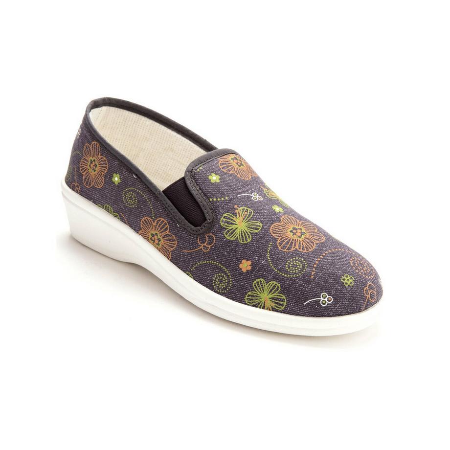 Pédiconfort Blumenmuster Slip-On Sneakers  