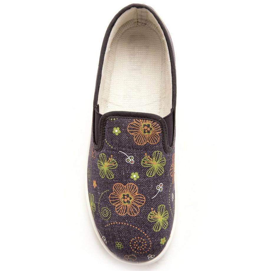Pédiconfort Blumenmuster Slip-On Sneakers  