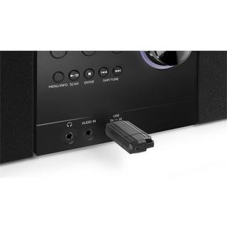 Audizio  MetzB DAB+/FM Radio mit BT u. CD, schwarz 