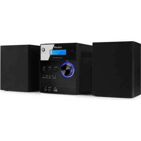 Audizio  MetzB DAB+/FM Radio mit BT u. CD, schwarz 