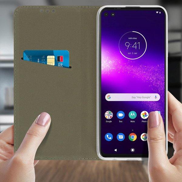 Avizar  Premium Hülle Motorola Moto G100 Blau 