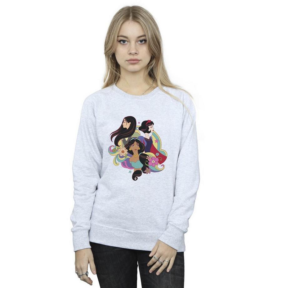 Disney Principesse Stampa Felpa  