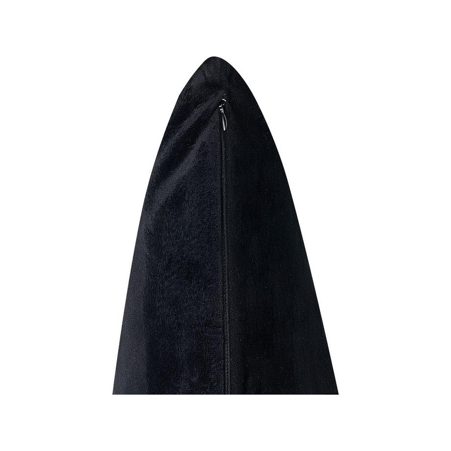 Beliani Dekokissen 2er Set aus Samtstoff Glamourös TALINUM  