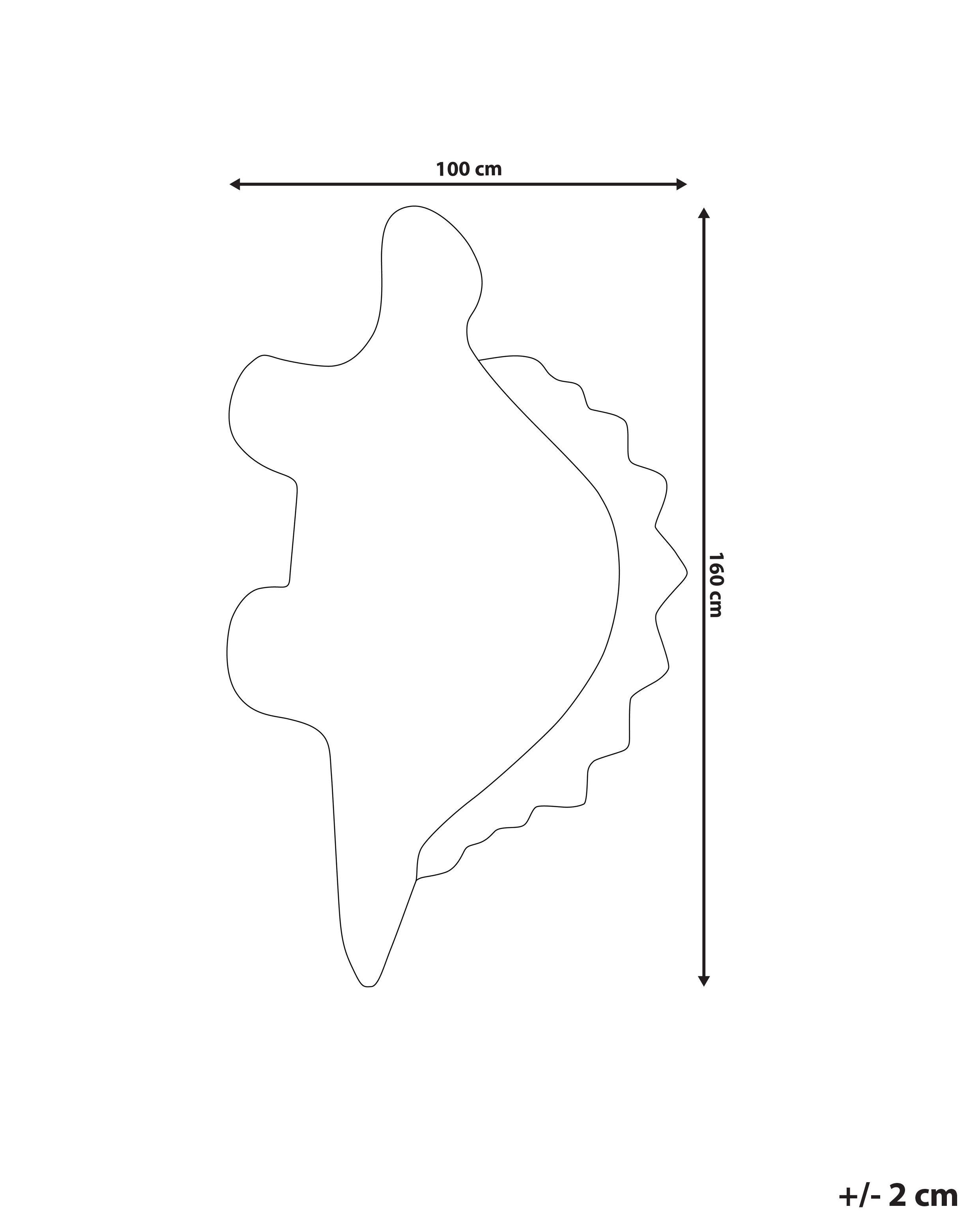 Beliani Teppich aus Wolle Modern TREX  