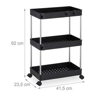 Northix Carrello Niche con 3 Ripiani  