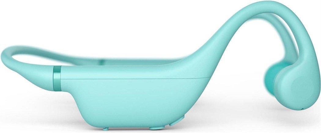 PHILIPS  TAK4607GR Boneconduct-Kopfhörer Kinderkopfhörer, Grün, bis 5h Akku 