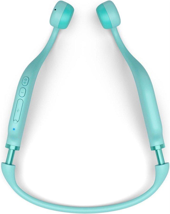 PHILIPS  TAK4607GR Boneconduct-Kopfhörer Kinderkopfhörer, Grün, bis 5h Akku 