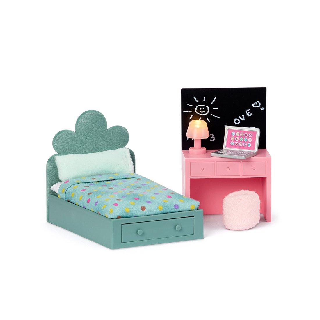 LUNDBY  Puppenhauszubehör Teenagerzimmer Set 