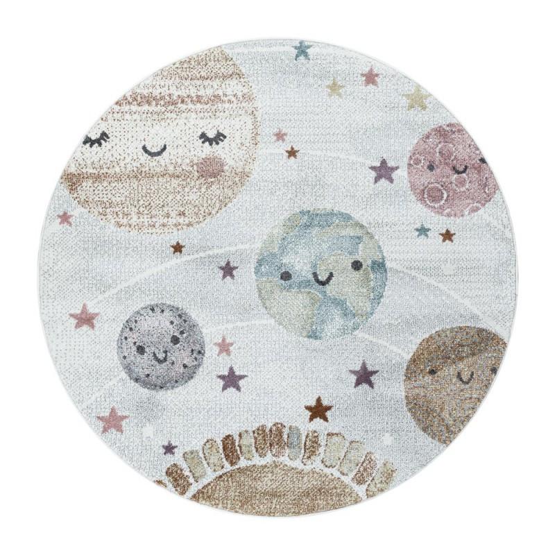 Image of Kinderteppich Planet Weltall Sonne Mond Unisex 200X290CM
