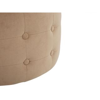 Beliani Pouf en Velours Glamour TAMPA  