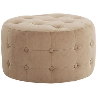 Beliani Pouf en Velours Glamour TAMPA  