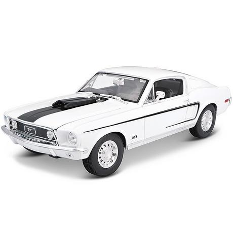 Maisto  1:18 Ford Mustang GT Cobra 1968 Weiss 