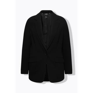 Ulla Popken  Blazer con revers, tasche con patta e abbottonatura 