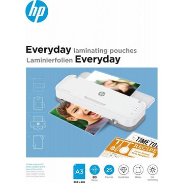 HP Everyday Laminating Pouches, A3, 80 Micron
