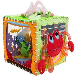 Montessori  Planche sensorielle, Livre souple, Jouets Montessori - Wonder Cube - Aquarium 