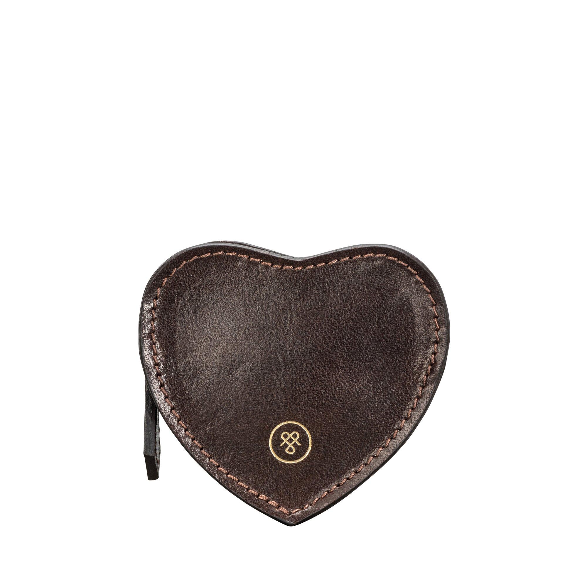 Maxwell Scott  Le MirabellaL Pochette coeur en cuir 