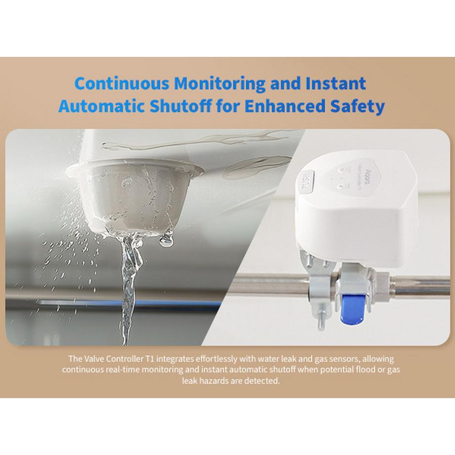 Aqara  Regolatore di valvole motorizzato collegato compatibile con Zigbee modello T1 