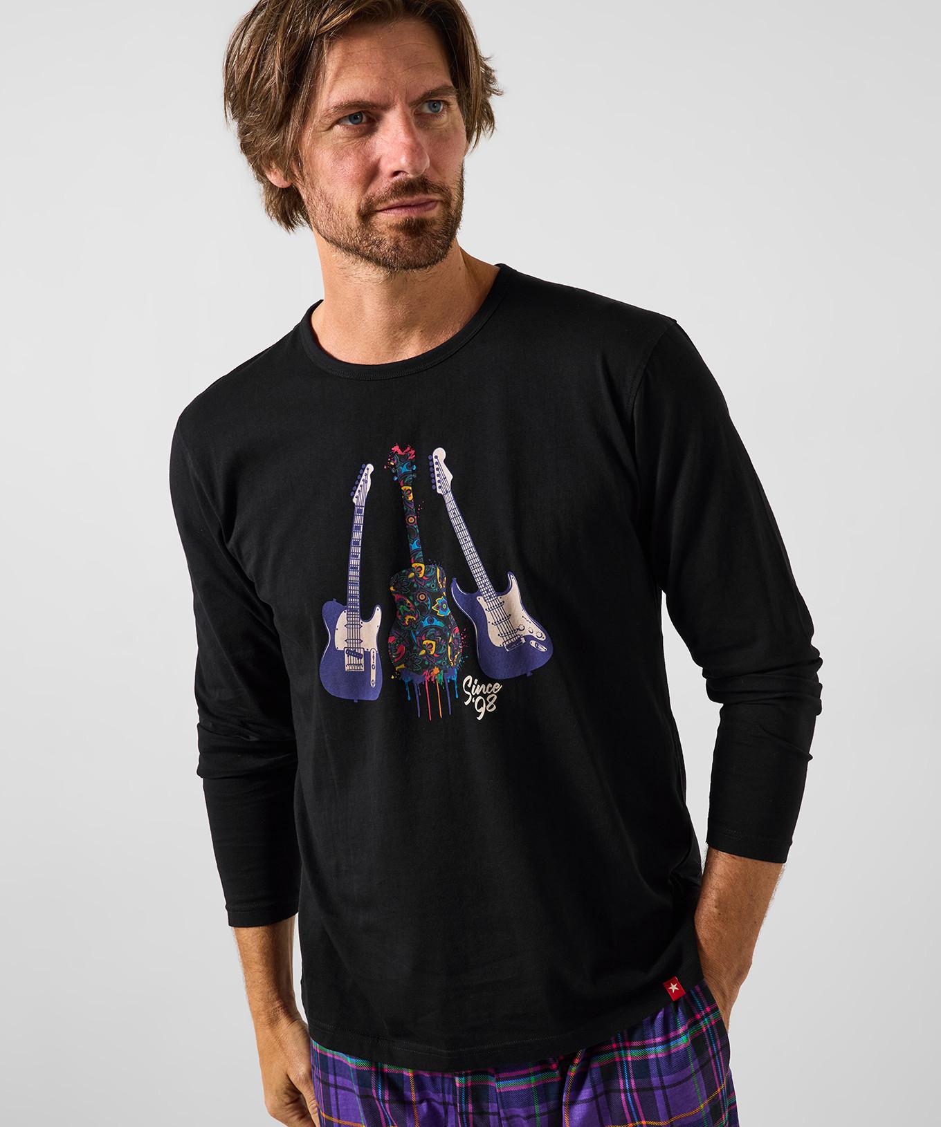 Joe Browns Pyjama-Set mit Musikmotiv  